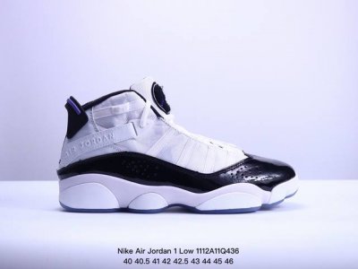 Air Jordan 6 Rings Black Ice 高帮 六冠王 黑白 AJ6 乔丹6代 aj6 高邦 黑玉 乔丹篮球鞋系列 以两次三连冠时期乔丹所上脚鞋