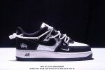 300 海外限量发售！公司级Nike Air Force 1 '07 Low “Supreme联名——灰蓝小红勾”空军一号 低帮 运动鞋 休闲鞋 折边针车 工艺