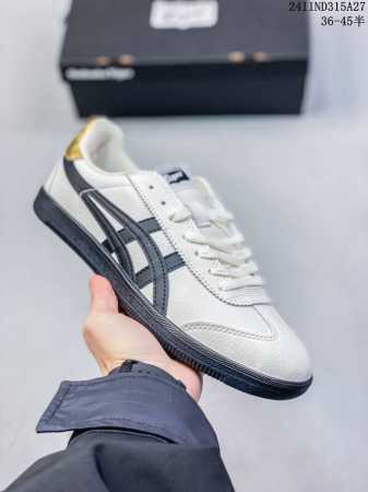 Onitsuka Tiger鬼塚虎 Tokuten 织物牛剖层革 舒适百搭 防滑减震 低帮 板鞋 男女同款 黄白 11Nd315A27 - 点击图像关闭