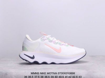 真标带半码！ 耐克 Wmns Nike Motiva 波浪纹大底 厚底增高 透气网面休闲运动慢跑鞋 xm0730Q898