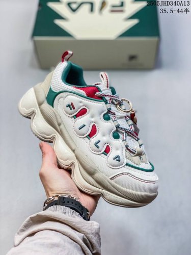 斐乐 男女款老爹鞋 Fila Fusion 厚底增高百搭运动鞋 意大利百年经典运动品牌，网红单品 小红书推荐爆款 Fila斐乐新款小白鞋斐乐潮牌文化街头风运动鞋
