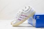 公司级adidas Originals Gazelle Indoor 三叶草休闲防滑耐磨低帮板鞋 鞋头出色设计 塑就出众贴合感 稳固的后跟贴合足部曲线设计 软弹