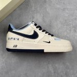 本地 核心私 Nike Air Force 1'07 Low Supreme联名 双拼蓝标 空军一号低帮休闲板鞋 #原楦头原纸板 原装鞋盒 定制五金配件 内置全