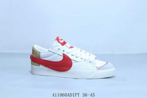 耐克Nike Sb Blazer Low 开拓者 翻毛皮 Sb低帮休闲运动滑板板鞋大勾 货号 Dq -005 41 Adipt 36-45