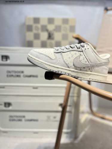 Nike Sb Dunk Low“Lv联名” 周年高端定制 低帮休闲板鞋 定制鞋盒 超高清洁度 皮料切割干净无任何毛边 细节完美Jh8310 Qd7661916