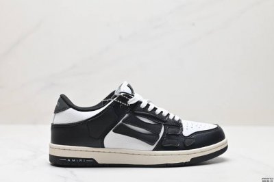 公司级amiri Skeleton Low-Skel Top Sneakers 埃米尔骨骼系列 低帮 经典百搭休闲运动板鞋 尺码:36-45 Id:Jfd538