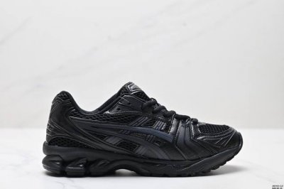 公司级Asics Gel-Kayano 14 公司级版本 亚瑟士运动休闲透气专业跑鞋 采用工程弹性双层再生针织密度鞋面材质 后跟3D可视Gel缓震乳胶物料 升级