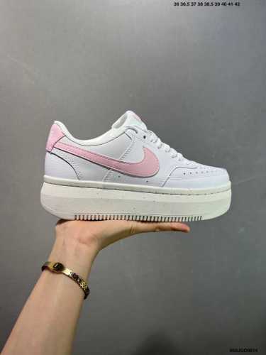 真标耐克Nk Court Vision Vision Alta Ltr 复古百搭厚底透气休闲运动板鞋 货号:Dz5394-102 尺码:35 36 36.5 3
