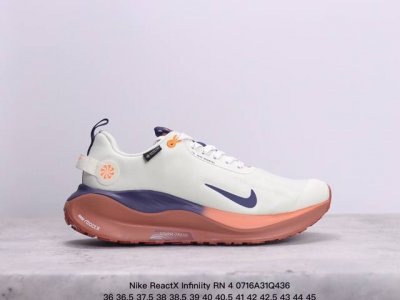 耐克nike Reactx Infiniity Rn 4 Gtx Gore-Tex Pale Ivory Anthracite 瑞亚无限4代防水版系列低帮泡棉公