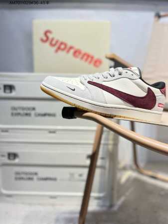 260 定制鞋盒 纯原大厂# Supreme X乔丹Air Jordan 1 Low Aj1低帮系列篮球鞋 官方同步配色 原装级产物 #拒绝公底 立体鞋型 细节 - 点击图像关闭