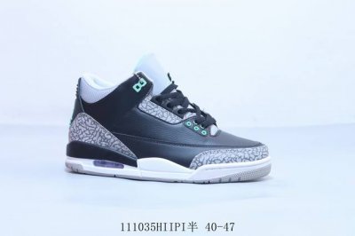 140 乔丹Air Jordan 3 Retro "Black Gold" . 迈克尔·乔丹Aj3代中帮复古休闲运动文化篮球鞋 111035Hiipi半 40-