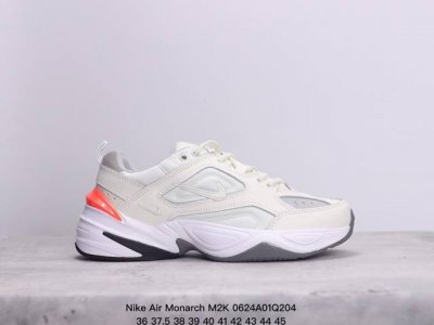 真标耐克nike Air Monarch M2K 经典复古老爹鞋 夸张流线极符 风靡老爹元素 外形延续当下潮流得未来感老爹鞋 设计干净！ 货号:Ao3108-0