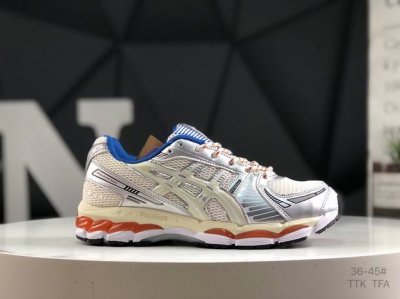 亚瑟士 Asics Gel-Kayano 12.1 纯原版本亚瑟士运动休闲透气专业跑鞋 采用工程弹性双层再生针织密度鞋面材质 后跟3D可视Gel缓震乳胶物料 升