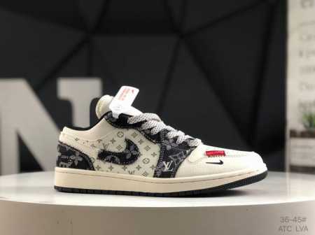 公司级带半码 耐克 Nike Air Jordan 1 Low Aj1 乔1 低帮潮流运动休闲板鞋。Aj1 低帮拼接 完美版型真头层牛皮# 内置缓震气垫 原鞋开 - 点击图像关闭