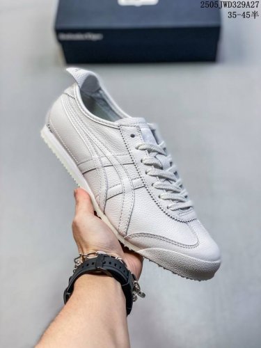 纯原版本 Asics Onitsuka Tiger Mexico 66 亚瑟士鬼冢虎复古经典板鞋 市场最强版本 原厂牛津布加持 海外订单工厂p出品 超成熟稳定的