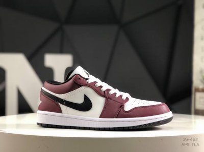 160 耐克 Air Jordan 1 Low Aj1低帮休闲板鞋 同步官方配色 公司原鞋购回重新打版开模 拒绝公底 购置公司同步原材料 都有细节还原95%全网