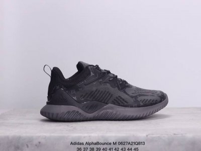 公司级adidas Alphabounce M 3M反光 阿尔法跑鞋 Bouncetm中底与forged Mesh 热融合多层绒布的结合 外加马牌大底 货号:B