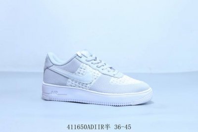 耐克 Nike Air Force 1 Af1耐克 低帮 空军一号休闲板鞋 白灰 货号 Ci005 0 41 Adiir半 36-45