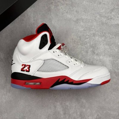 本地 核心私 nike Air Jordan 5 Retro High迈克尔 乔丹 Aj5 流川枫 枫叶红 高帮减震防滑篮球鞋 原楦原纸板 原厂材料开发 细节把
