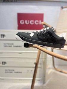 220 古驰 Gucci Distressed Screener Sneaker 古驰小脏鞋系列 官方同步 经典原型复古百搭做旧小脏板鞋复古学院风 怀旧版 货号