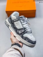 louis Vuitton 路易威登 广东原产 采用皮革鞋面材质 内里全小羊皮打造及去味海玻璃脚垫 外置耐磨橡胶大底全新Lv路易威登Louis Vuitton