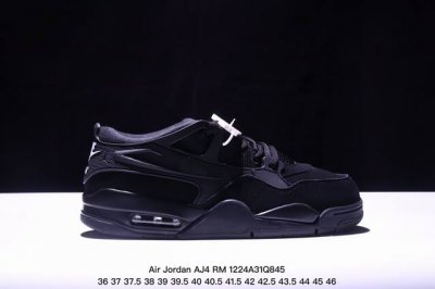 Air Jordan Aj4 Rm 重制版低帮复古篮球鞋 实拍首发 采用了低帮的设计 并保留了众多aj4的经典元素 鞋身以皮革 麂皮材质拼接打造 Aj4经典的t