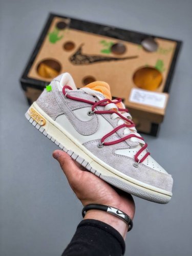 福利清仓 纯原版本 原460版本 0Ff-White X Nike Dunk Low The 50 Ow系列 原厂原档案开发 原盒原标 正确原厂头层皮料 官方厚