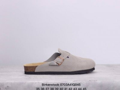 德国百年知名鞋履品牌 博肯birkenstock 勃肯拖鞋系列凉拖鞋休闲沙滩凉鞋 广东原产#采用质地柔软牛皮革 中底搭载缓震软木橡胶 外置eva轻量片装外底。