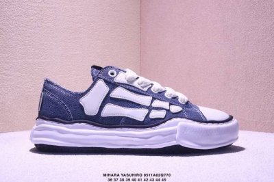 余文乐挚爱单品 复古溶解风 日本概念时装设计师三原康裕品牌Mmy Maison Mihara Yasuhiro Original Sole Canvas Low