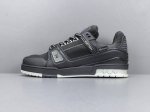 渠道优势 ！ 专柜版 驴牌 Lv Trainer 情侣限定系列 休闲 低帮 时尚板鞋 尺码 38 39 40 41 42 43 44 45 46 男款 注：此款