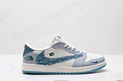 公司级Nike Air Jordan 1 X Travis Scott Aj1倒勾 乔一倒钩 Diy 定制 耐克 低帮文化篮球鞋 完美品质出货 细节如图所示 鞋