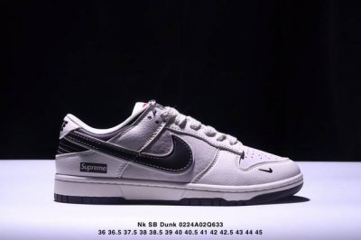 耐克 Nk Sb Dunk Low 北面联名Mr.Vera设计师 “Sup联名 黑白灰配色“高端定制 低帮休闲运动板鞋独家版型，柔软皮革鞋面，冲击视觉和脚感体验