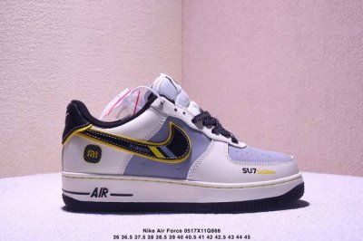 Nike Air Force 1 07 Lv8 耐克空军一号低帮板鞋 小米 Diy定制牛皮材质 真标带半码 Size:36-45码 xm0517Q866