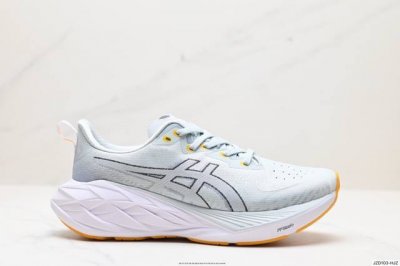 公司级asics亚瑟士 透气网眼鞋面配合部分合成革材质 采用全新ahar+橡胶材质,更加耐磨日本专业跑鞋品牌 Asics 亚瑟士 Novavlast 4 户外越