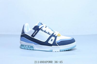 Lv路易威登Louis Vuitton Trainer Sneaker Low休闲运动文化百搭篮球板鞋 211480Apowr 36-45