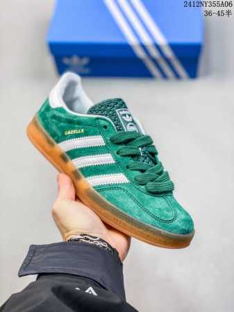 特价补货首选 Ad Original Gazelle Indoor Trainers 瞪羚室内鞋系列低帮复古百搭休闲运动德训风板鞋 红白 If1808 高端零售 - 点击图像关闭