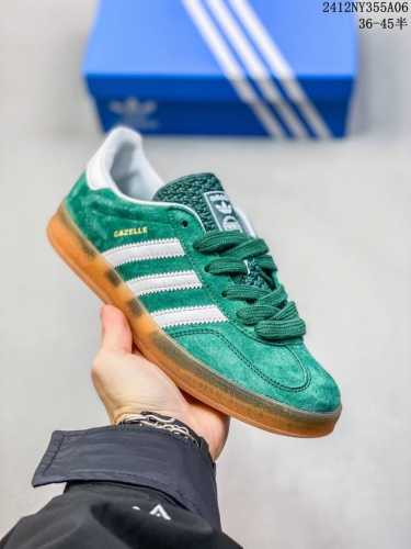 特价补货首选 Ad Original Gazelle Indoor Trainers 瞪羚室内鞋系列低帮复古百搭休闲运动德训风板鞋 红白 If1808 高端零售