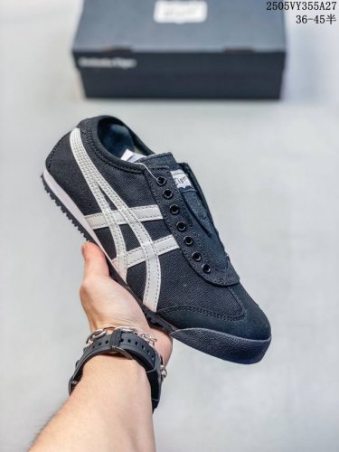 福利 Onitsuka Tiger Mexico 66 亚瑟士鬼冢虎复古经典板鞋 产品从款式颜色造型上体现出追求舒适和细节的完美 鞋类更是推崇手工制作的严谨与完