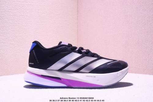 公司级Ad Adizero Boston 13 夏季透气网眼竞速跑鞋 Js4939 融合Lightstrike和Lightstrike pro技术 采用乙烯 乙