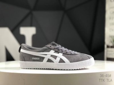 真标带半码 亚瑟士 Onitsuka Tiger鬼冢虎 Mexico Delegation休闲运动板鞋 货号：D6E71- 1 尺码：36-45 半 Ttk T