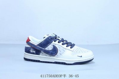 耐克 Nike Sb Dunk Low pro 复古低帮 休闲运动滑板板鞋 斯图西 货号 Xx2025-609 41 Adeop半 36-45