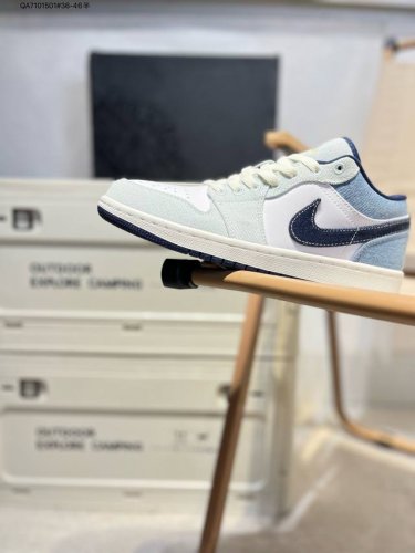 公司级头层皮乔丹Air Jordan 1 Low Aj1低帮系列篮球鞋 官方同步配色 原装级产物 #拒绝公底 立体鞋型 细节完美 高清洁度Ih0648 Qa71