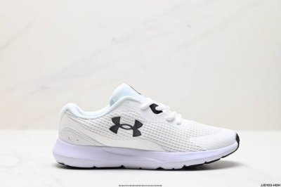 公司级under Armour Surge 3 安德玛运动舒适 织物减震防滑耐磨透气 低帮休闲跑步鞋 货号:3024883- 尺码:36 36.5 37.5 3