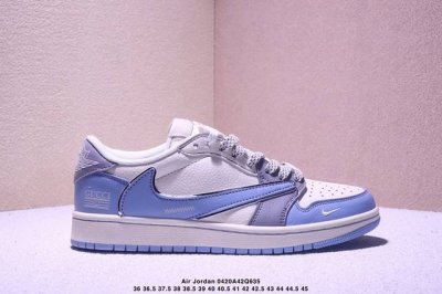 海外爆款限量发售！Travis Scott X Fragment Design X Jordan Air Jordan 1 Low Og Sp “Lv联名 米黑