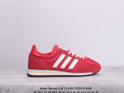 复古前卫都占了，联乘英国设计师品牌wales Bonner X Sl 72 Krs 经典复古低帮休闲运动慢跑鞋 尺码：36 36 37 38 38 39 40