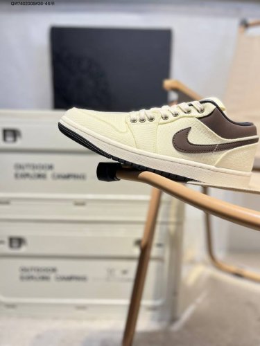 公司级乔丹Air Jordan 1 Low Aj1低帮系列篮球鞋 官方同步配色 原装级产物 #拒绝公底 立体鞋型 细节完美 高清洁度Ib8058 Qw74020