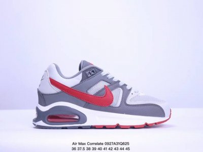 真标耐克air Max Correlate 气垫缓震耐磨运动鞋时尚潮流休闲透气跑步鞋 选用网眼鞋面，脚感舒适透气。鞋舌、鞋侧及后跟处饰有品牌标识，简约大气又时尚