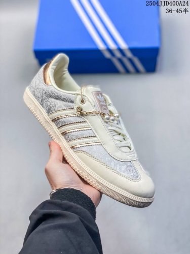 真标阿迪达斯三叶草Adidas Originals Samba Og 桑巴舞系列绅士德训足球风百搭低帮休闲运动板鞋 货号:Ig1968 尺码:36 36.5 3