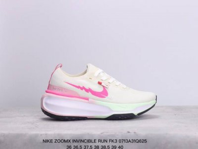公司级耐克nike Zoomx Invincible Run Fk3 短跑马拉松系带系列轻量休闲运动慢跑鞋 货号:Fz4018-100 尺码:36 36.5 3