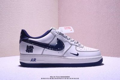 300 海外限量发售！公司级Nike Air Force 1 '07 Low “斯图西联名——黑双拼小刺绣”空军一号 低帮 运动鞋 休闲鞋 折边针车 工艺难度大